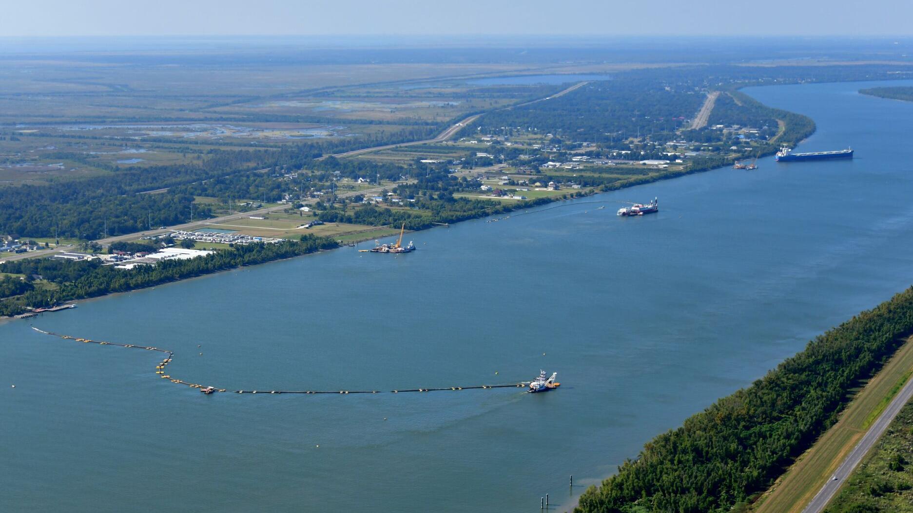 Low river may allow saltwater to overtop emergency sill and threaten drinking water: Corps
